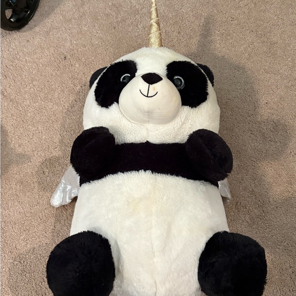 Justice Panda Plush with Heart Tag